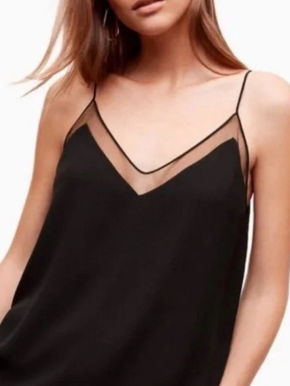 Aritzia Galen Camisole - Black - Like New - Picture 4 of 6